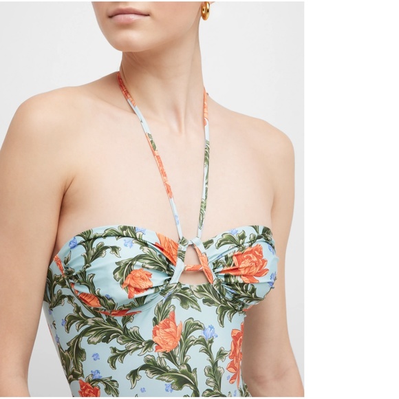 Agua by Agua Bendita Sandalo One Piece Swimsuit Sz L New With Tags - Picture 7 of 16